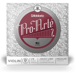 バイオリン弦 PROARTE プロアルテ D線 Medium Tension J5603 1/8M