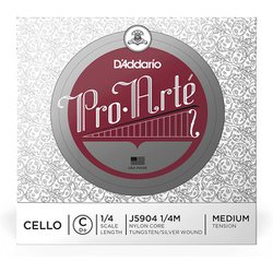 チェロ弦 PROARTE プロアルテ C線 Medium Tension J5904 1/4M