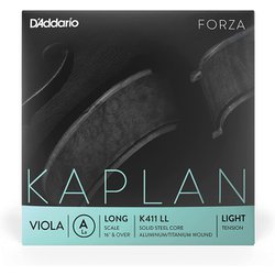 ヴィオラ弦 KAPLAN カプラン A線 Long Scale/Light Tension K411 LL