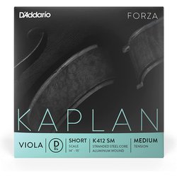 ヴィオラ弦 KAPLAN カプラン D線 Short Scale/Medium Tension K412 SM