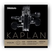 バイオリン弦 Kaplan Non-whistling Violin E線 Medium Tension KS311W 4/4M