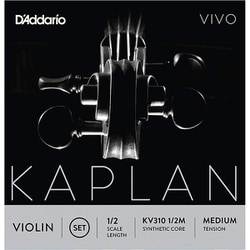 バイオリン弦 Kaplan Vivo Violin Strings セット Medium Tension KV310 1/2M