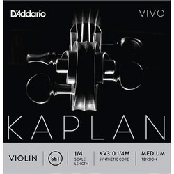 バイオリン弦 Kaplan Vivo Violin Strings セット Medium Tension KV310 1/4M