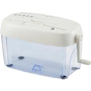 A4クロスカットハンドシュレッダー CD・カード対応 HS-C230-W