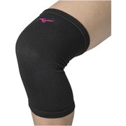膝サポーター(パッド無／1個入り) V2MYA012 97_ブラック×マゼンタ [バレーボール 膝サポーター ユニセックス]
