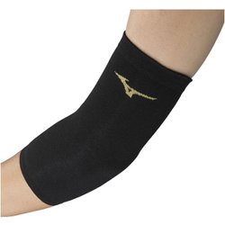 肘サポーター(パッド無／1個入り) V2MYA111 95_ブラック×ゴールド [バレーボール 肘サポーター ユニセックス]