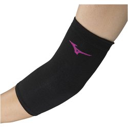 肘サポーター(パッド無／1個入り) V2MYA111 97_ブラック×マゼンタ [バレーボール 肘サポーター ユニセックス]