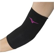 肘サポーター(パッド無／1個入り) V2MYA111 97_ブラック×マゼンタ [バレーボール 肘サポーター ユニセックス]