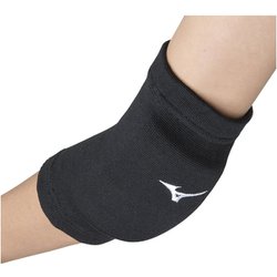 肘サポーター(パッド有／2個セット) V2MYA401 09_ブラック×ホワイト [バレーボール 肘サポーター ジュニア]