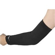 肘サポーター(ロング／パッド無／1個入り) V2MYA403 09_ブラック×ホワイト [バレーボール 肘サポーター ジュニア]
