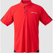 クラブショートスリーブシャツ CLUB SHORT SLEEVE SHIRT BUG1312C RD00 レッド Lサイズ [テニス ポロシャツ メンズウェア]