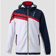 クラブチームジャケット CLUB TEAM JACKET BUT1160C WH00 ホワイト XLサイズ [テニス ジャケット メンズウェア]