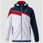 クラブチームジャケット CLUB TEAM JACKET BUT1160C WH00 ホワイト XLサイズ [テニス ジャケット メンズウェア]