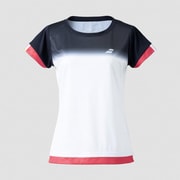クラブショートスリーブシャツ CLUB SHORT SLEEVE SHIRT BWG2332C WH00 ホワイト Lサイズ [テニス 半袖シャツ レディース]