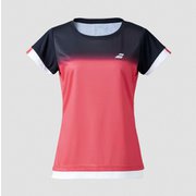 クラブショートスリーブシャツ CLUB SHORT SLEEVE SHIRT BWG2332C PK00 ピンク XLサイズ [テニス 半袖シャツ レディース]
