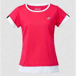 クラブショートスリーブシャツ CLUB SHORT SLEEVE SHIRT BWG1330C PK00 ピンク XLサイズ [テニス シャツ レディースウェア]