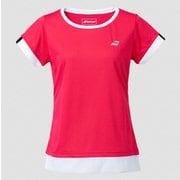 クラブショートスリーブシャツ CLUB SHORT SLEEVE SHIRT BWG1330C PK00 ピンク XLサイズ [テニス シャツ レディースウェア]