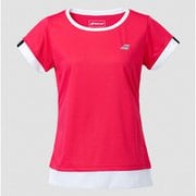 クラブショートスリーブシャツ CLUB SHORT SLEEVE SHIRT BWG1330C PK00 ピンク XLサイズ [テニス シャツ レディースウェア]