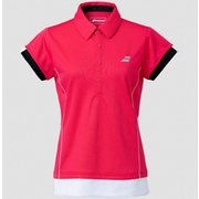 クラブショートスリーブシャツ CLUB SHORT SLEEVE SHIRT BWG1331C PK00 ピンク XLサイズ [テニス ポロシャツ レディースウェア]