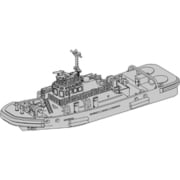 T23V700-015M 海上自衛隊 YT01号 260t型 曳船D [1/700スケール プラモデル]
