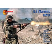 ORM32044 アメリカ海兵隊 WW2 8ポーズ 12体 [1/32スケール プラモデル]