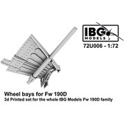 PBU7206 Fw190D系用 木製フラップ 展開状態・3Dプリン トIBG用 （72U003） [1/72スケール プラモデル用パーツ]
