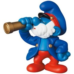 UDF ウルトラディテールフィギュア THE SMURFS SERIES 2 PAPA CAPTAIN [塗装済完成品フィギュア 全高約80.5mm]