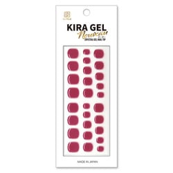 キラジェル KIRA GEL クリスタルジェルチップ （ネイルシール） CGC-01 ワインレッド
