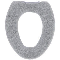 SELECT JUST FIT トイレ便座カバー O型 GRY
