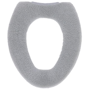 SELECT JUST FIT トイレ便座カバー O型 GRY