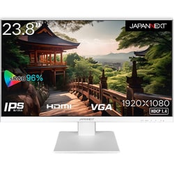 ヨドバシ.com - JAPANNEXT ジャパンネクスト 液晶モニター/23.8型/フルHD（1920×1080）/IPSパネル/非光沢/HDMI×1  VGA×1/ホワイト JN-238i75F-W 通販【全品無料配達】