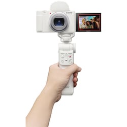 ソニー SONY ZV-1M2G W [Vlog撮影向けデジタルカメラ VLOGCAM ZV-1 II シューティンググリップキット ホワイト]  通販【全品無料配達】 - ヨドバシ.com