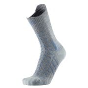 トレッキングクールライトクルー TREKKING COOL LIGHT CREW T25-565 グレー/ブルー 42/44サイズ(26.5-28cm) [アウトドア ソックス メンズ]