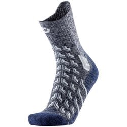 トレッキングクール クルー TREKKING COOL CREW T25-5350-001 41 02 グレー/ホワイト 39/41(24.5-26cm) [アウトドア ソックス ユニセックス]