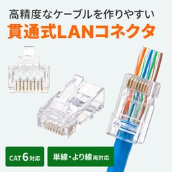 ヨドバシ.com - サンワサプライ SANWA SUPPLY ADT-6RJKN-100 [RJ-45