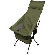 tlo-chair-h-olive [タフ＆ライト アウトドア ハイチェア アウトドアチェア ハイバック 軽量 折りたたみ コンパクト キャンプ]