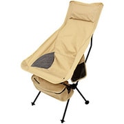 tlo-chair-h-tan [タフ＆ライト アウトドア ハイチェア アウトドアチェア ハイバック 軽量 折りたたみ コンパクト キャンプ]