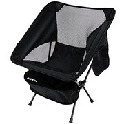 tlo-chair-black [タフ＆ライト アウトドア ローチェア軽量 折りたたみ コンパクト組立て 簡単キャンプ]