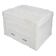 fs-box-clear [フォールディング ストレージボックス 収納ボックス 折りたたみ コンテナ ボックス 収納 箱 ケース フタ付き クリア]