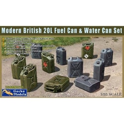 GEC35GM0079 1/35 現用イギリス軍 20リットル燃料缶＆ 飲料水缶セット [組立式プラスチックモデル]