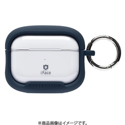 iFace Reflection AirPods Pro（Pro 2/第1世代）用 ポリカーボネート クリアケース ネイビー 41-954935