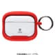 iFace Reflection AirPods Pro（Pro 2/第1世代）用 ポリカーボネート クリアケース レッド 41-954942