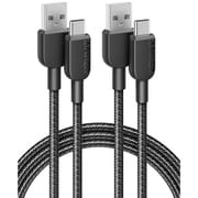 Anker 310 高耐久ナイロン USB-A & USB-Cケーブル 1.8m 2本セット B81G6011