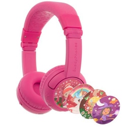 キッズ用ワイヤレス対応ヘッドホン BuddyPhones Play＋ ローズピンク BT-BP-PLAYP-PINK