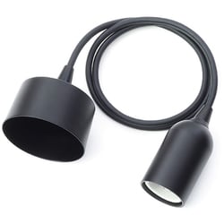 引掛けシーリング用ペンダントソケット マットブラック E17 MP02C