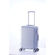 スーツケース GRANMAX 旅行日数目安:3~4泊 37L ストッパー機能搭載 GM-055-18 マットシルバー