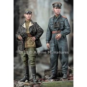 AM35308 Alpaine Miniatures 1/35 WWII 露 ソビエト軍戦車兵 士官セット（2体セット） [ディテールアップパーツ]