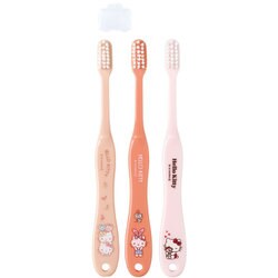 TB6ST [ハローキティ 歯ブラシ 3本セットキャップ付]