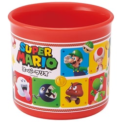 スーパーマリオ23 抗菌 食洗機対応 プラコップ 200ml KE4AAG