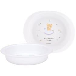 ×P25AG [リラックマ ベビー 抗菌 食洗機対応 ベビー用 PP製 小皿]